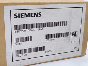 Siemens 6SE3290-0DA87-0FA1 CLASS A FOOTPRINT FILTER FOR 3AC UNITS