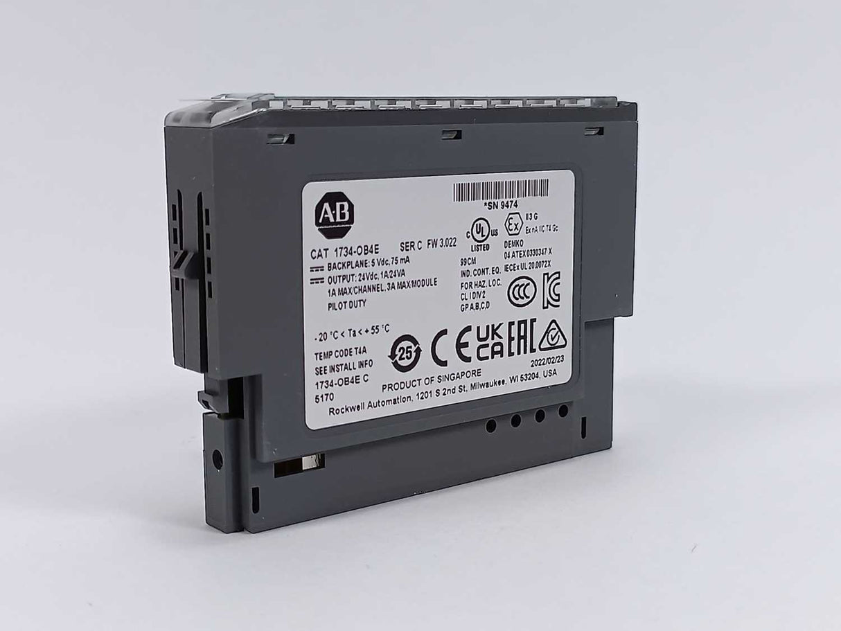 AB 1734-OB4E Ser.C POINT I/O 4 Point Digital Output Module Fw. 3.022