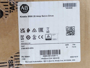 AB 2198-H025-ERS Series A Servo Drive 5.1kW/20A