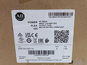 AB 25B-D013N114 SER. A POWER FLEX 525, AC DRIVE