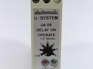 Electromatic UA05924060 / UA 05 924 060 U-SYSTEM DELAY ON OPERATE 1,5-60 sec