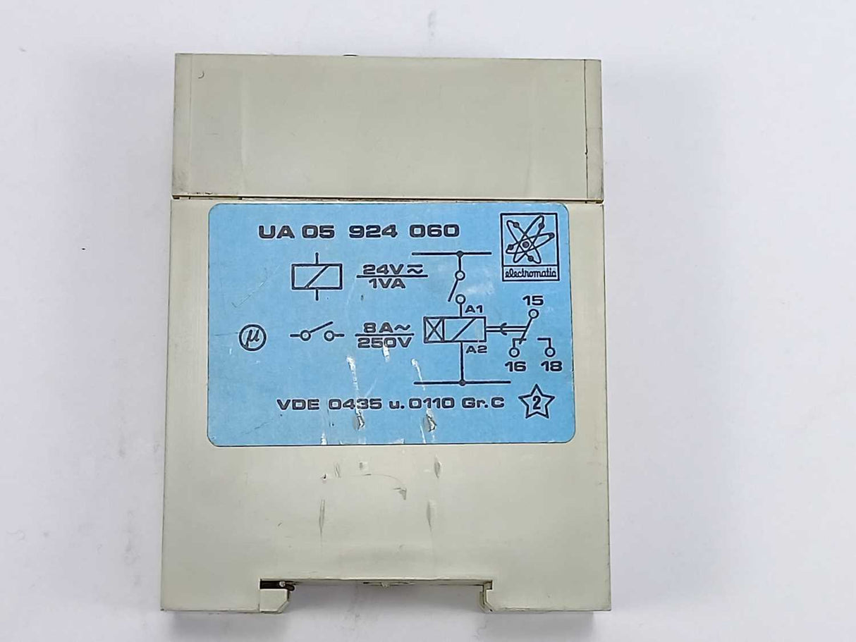 Electromatic UA05924060 / UA 05 924 060 U-SYSTEM DELAY ON OPERATE 1,5-60 sec