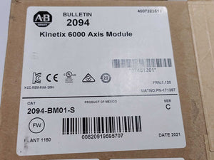 AB 2094-BM01-S SER. C Kinetix 6000 axis module FW:1.120