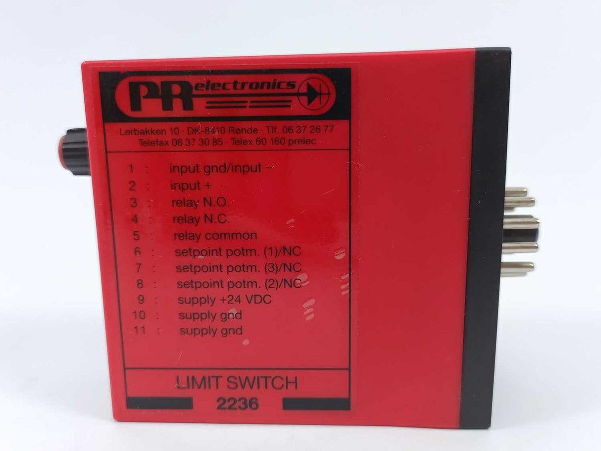 PR Electronics 2236 X2B1 Limit Switch