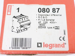 Legrand 08087 C25 300mA Circuit Breaker