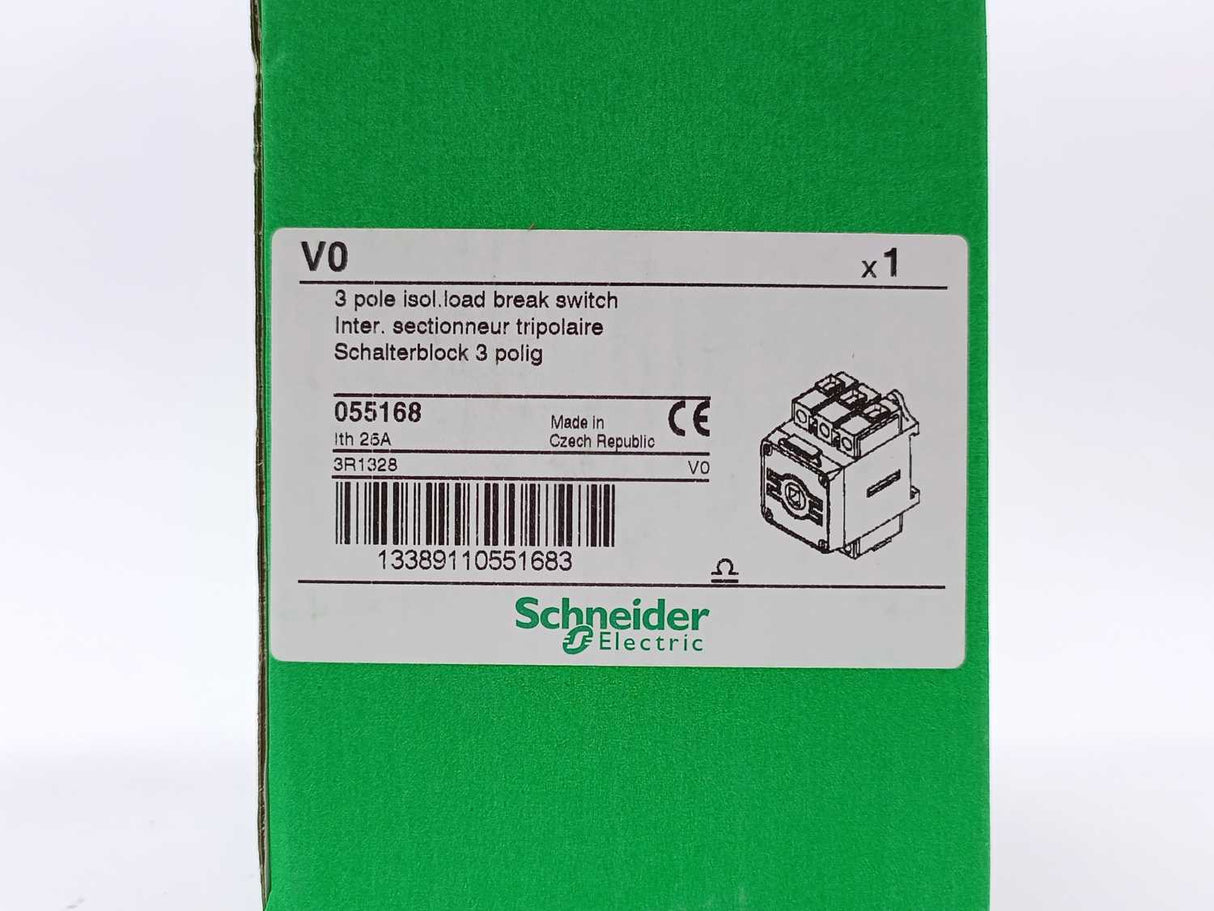 Schneider Electric 055168 V0 3 Pole Isol.Load Break Switch