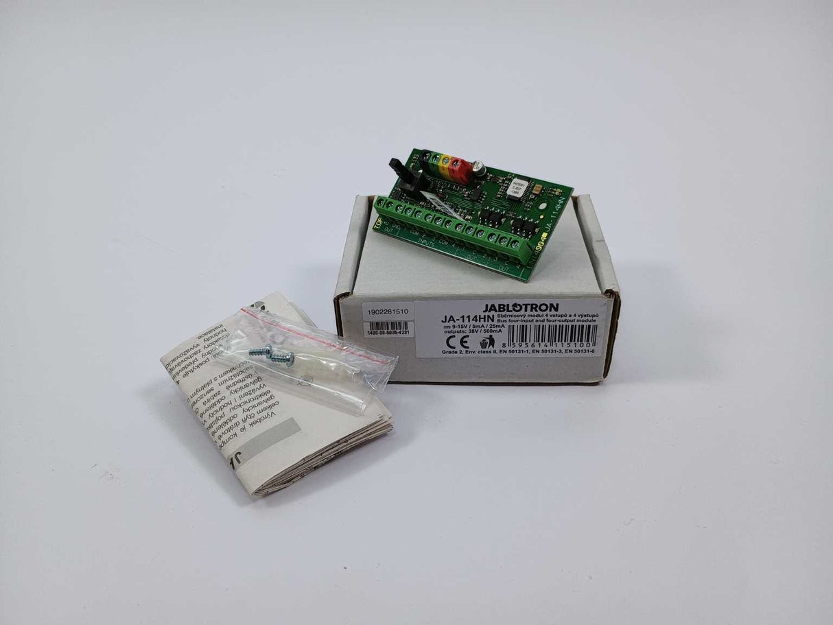 Jablotron JA-114HN Bus Four-input And Four-output Module