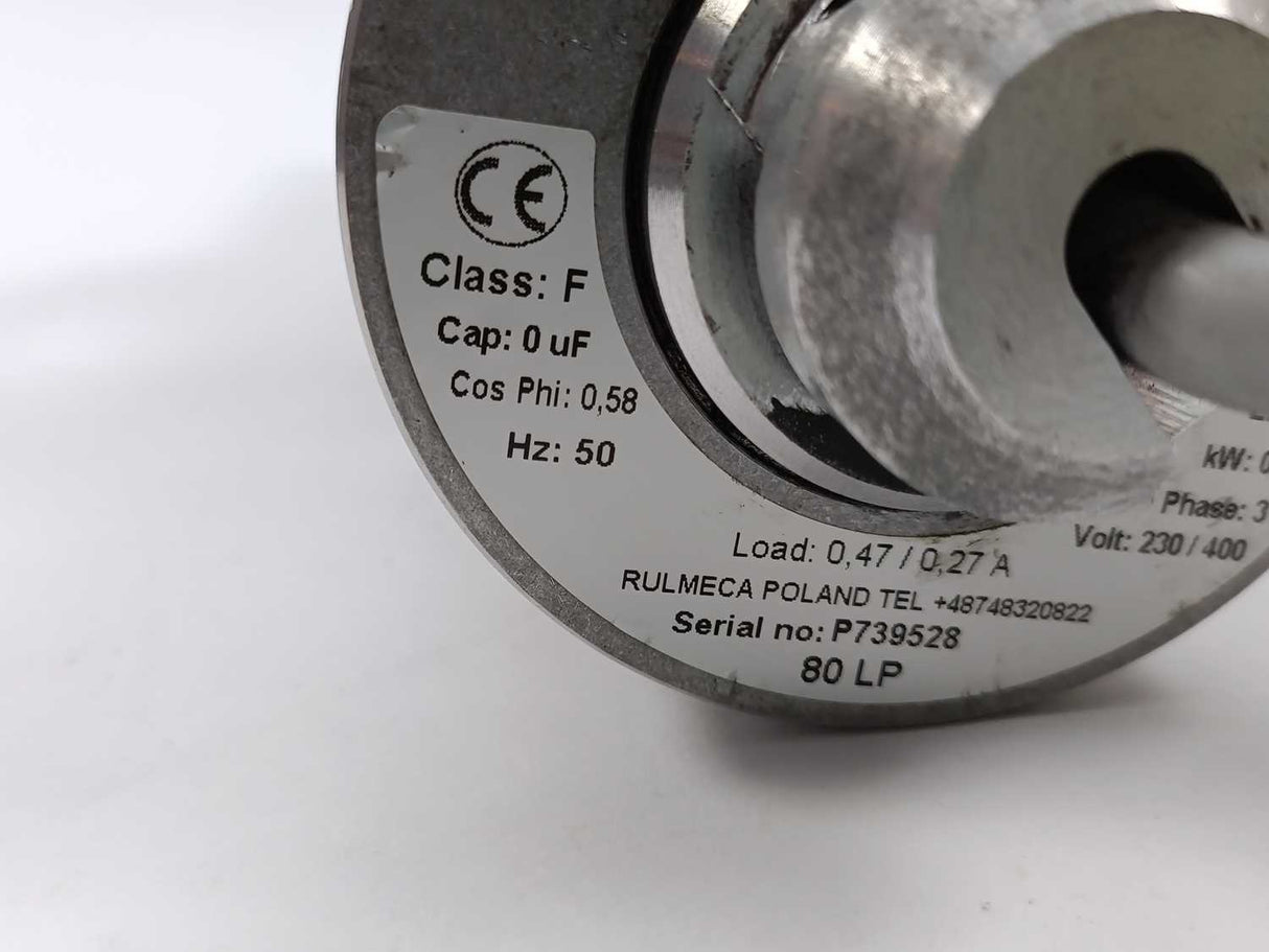 Rulmeca 80LP DRUM MOTOR 85.5Ø 0.06kW - 0.12kW