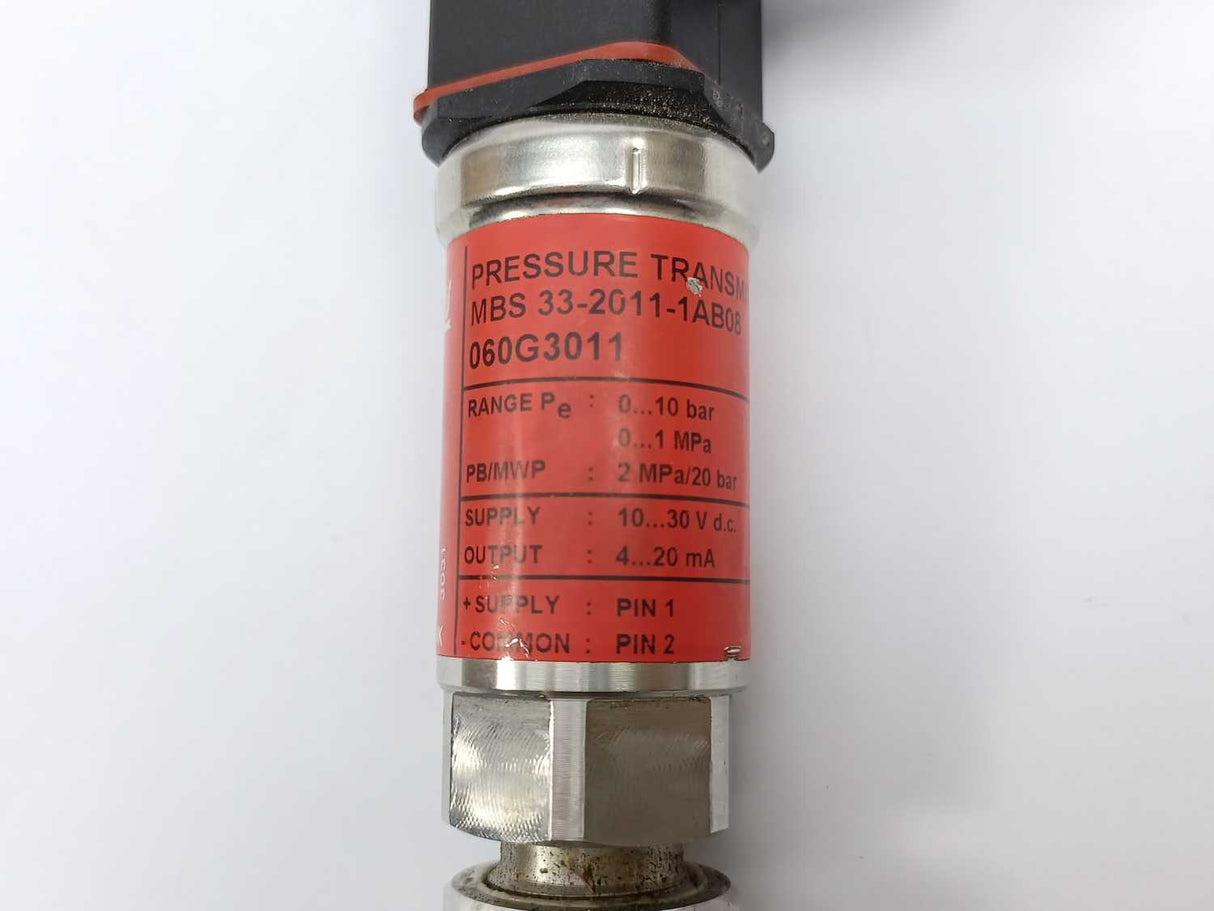 Danfoss 060G3011 MBS 33-2011-1AB08 Pressure Transmitter