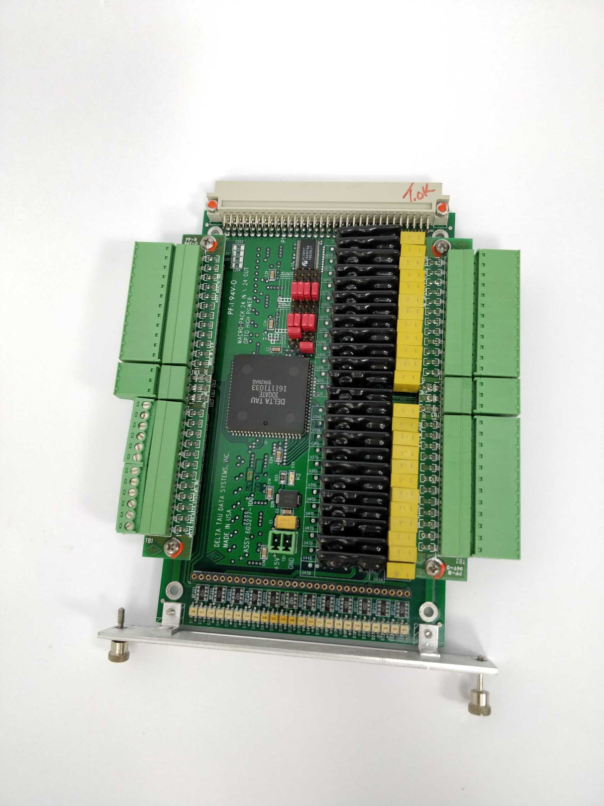 Delta Tau ASSY 603277-100 Macro Pack 24 In/24 Out Opto High Power Board