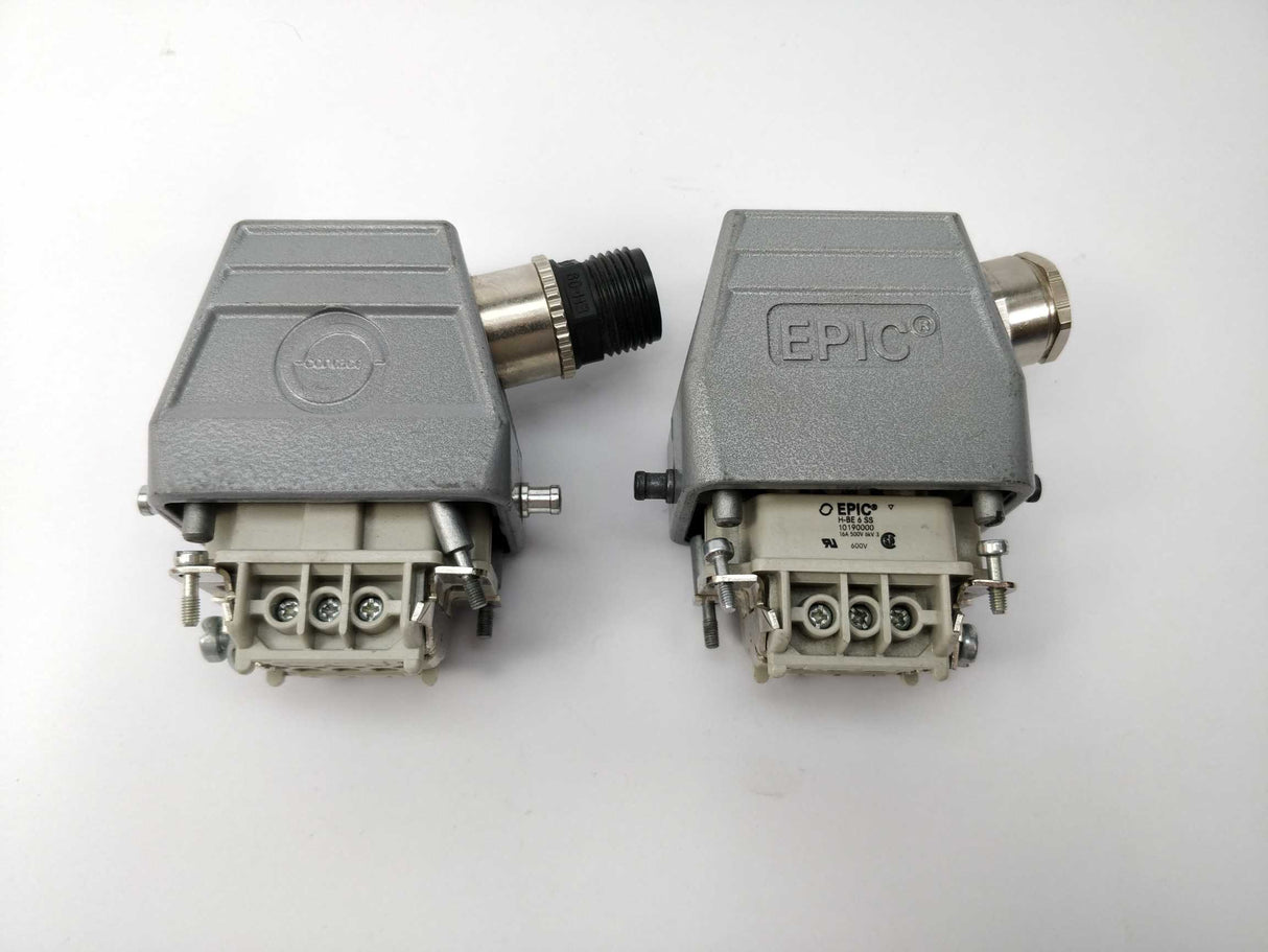 EPIC H-BE 6 BS 10191000 With H-BE 6 SS 10190000 Male and Female Power Connectors