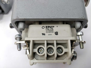 EPIC H-BE 6 BS 10191000 With H-BE 6 SS 10190000 Male and Female Power Connectors