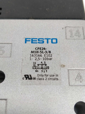 Festo CPE24-M1H-5L-3/8 Solenoid Pilot Valve