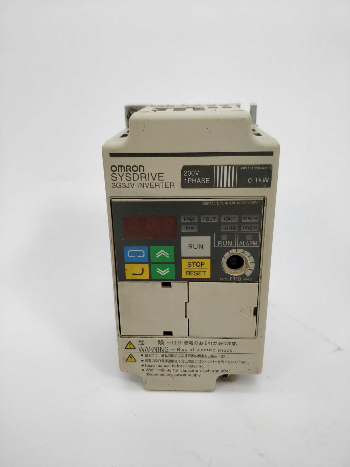 OMRON 3G3JV-AB001 SYSDRIVE 3G3JV Inverter 0.1kW 0-400Hz