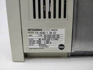 Mitsubishi FR-A540-1.5K-EC Inverter & FR-DU04 Control panel 1.5kW 0-200Hz