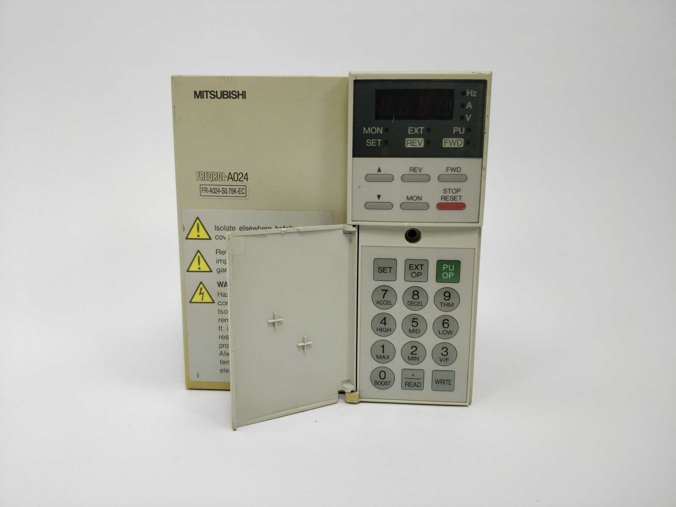 Mitsubishi FR-A024-S0.75K-EC Inverter with FR-PU03E 0.75kW 0.2-400Hz –  Buy2Sell ApS