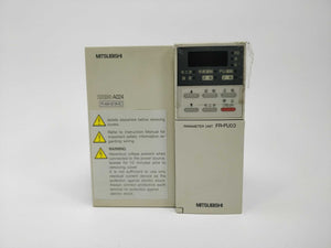 Mitsubishi FR-A024-S0.75K-EC Inverter with FR-PU03 parameter unit 0.75kW