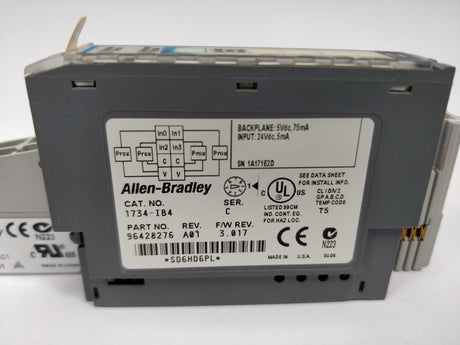 AB 1734-IB4 Input module Ser.C + 1734-MB Ser.A