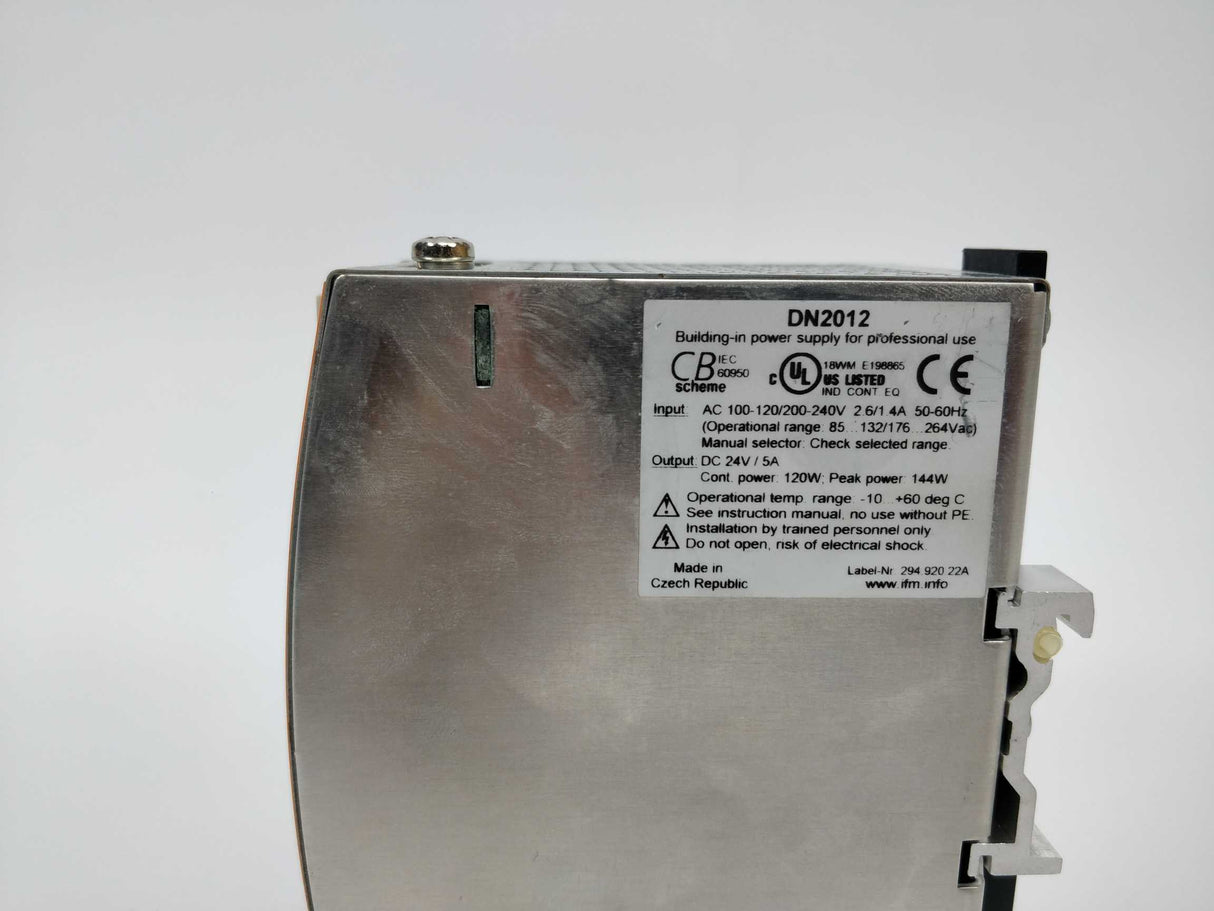 ifm DN2012 DC 24V/5A Building-in power supply