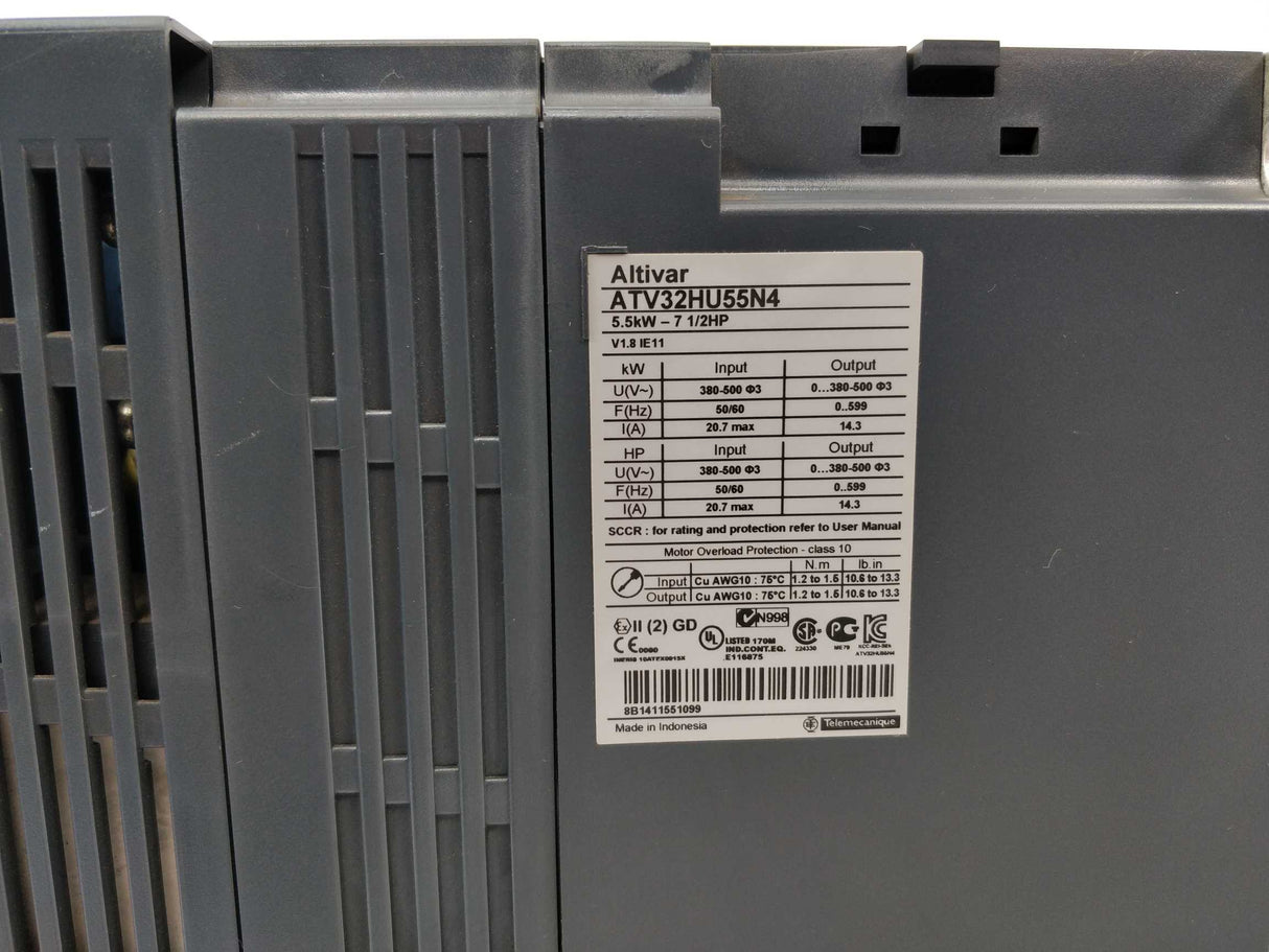 Schneider Electric ATV32HU55N4 Variable speed drive- ATV32