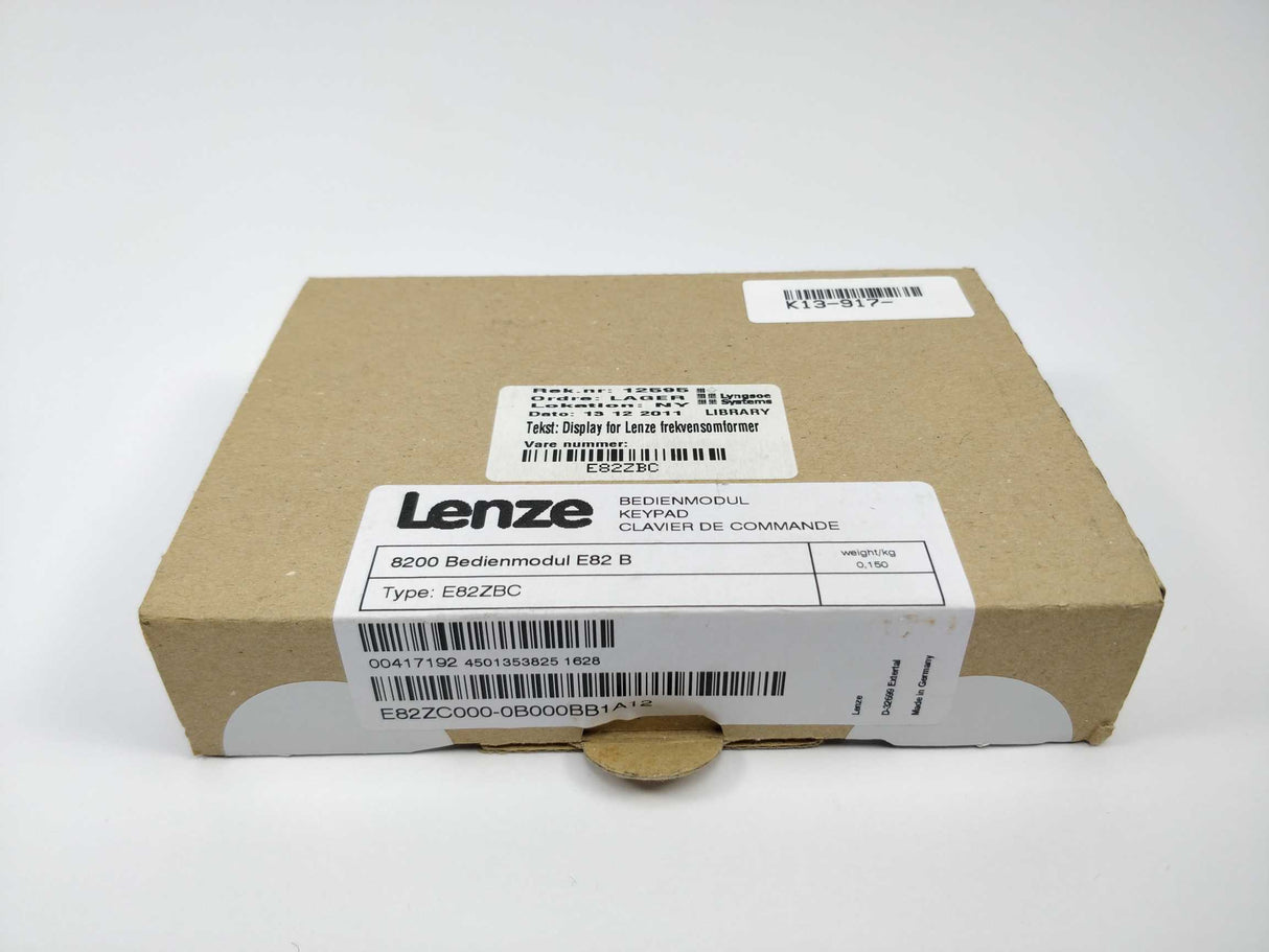 LENZE E82ZBC Operator Keypad module 00417192