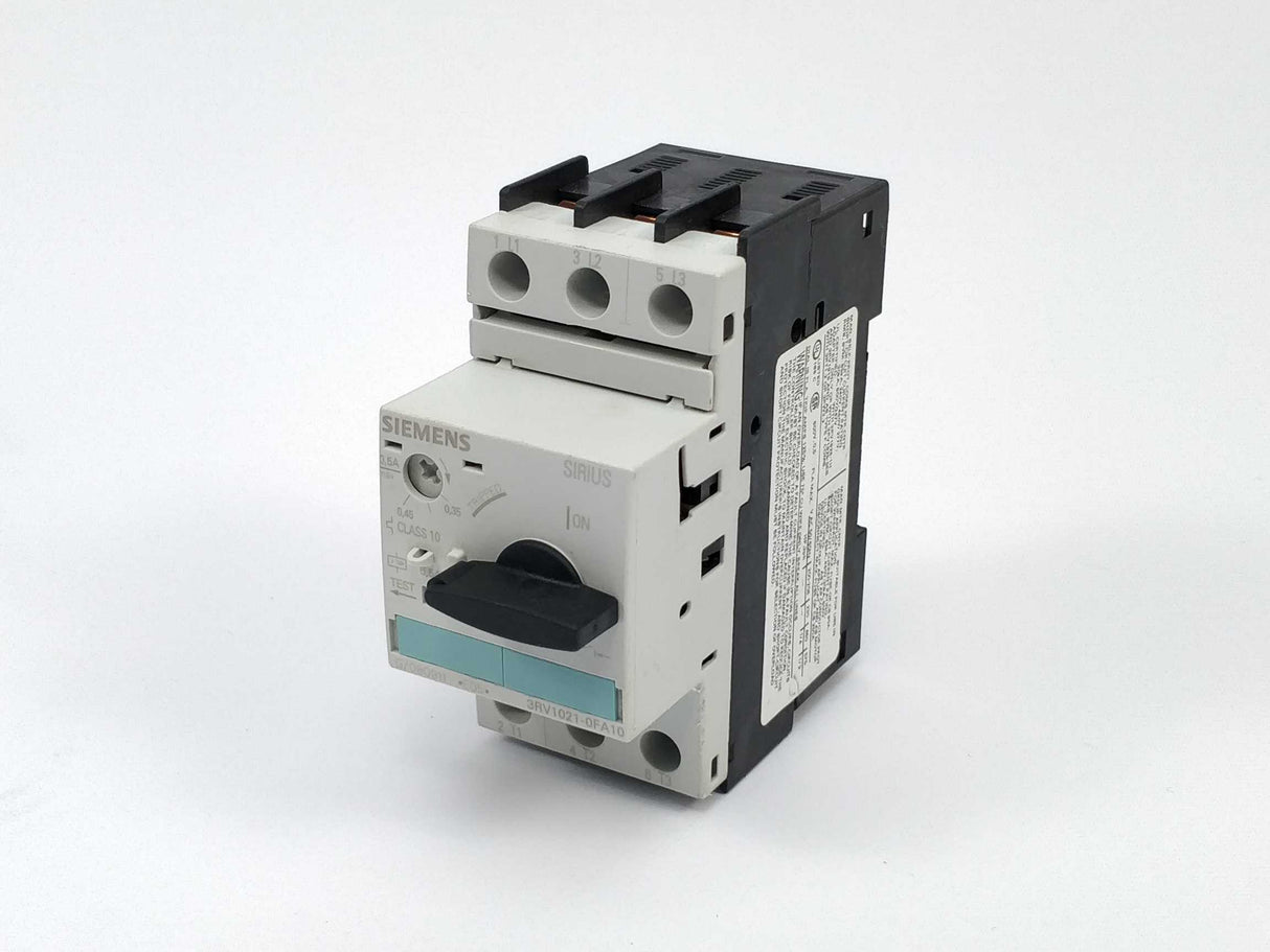 Siemens 3RV1021-0FA10 Sirius Circuit breaker E05