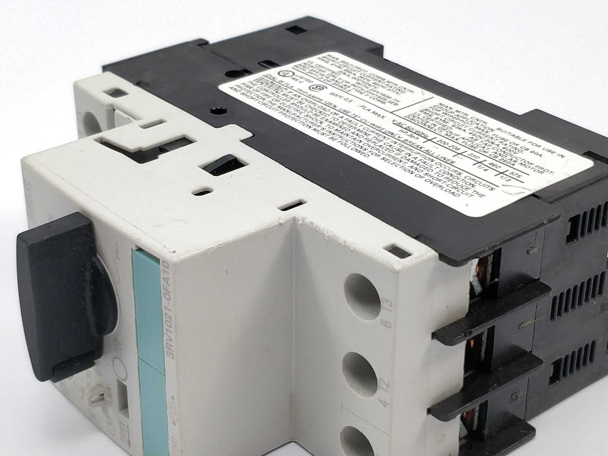 Siemens 3RV1021-0FA10 Sirius Circuit breaker E05