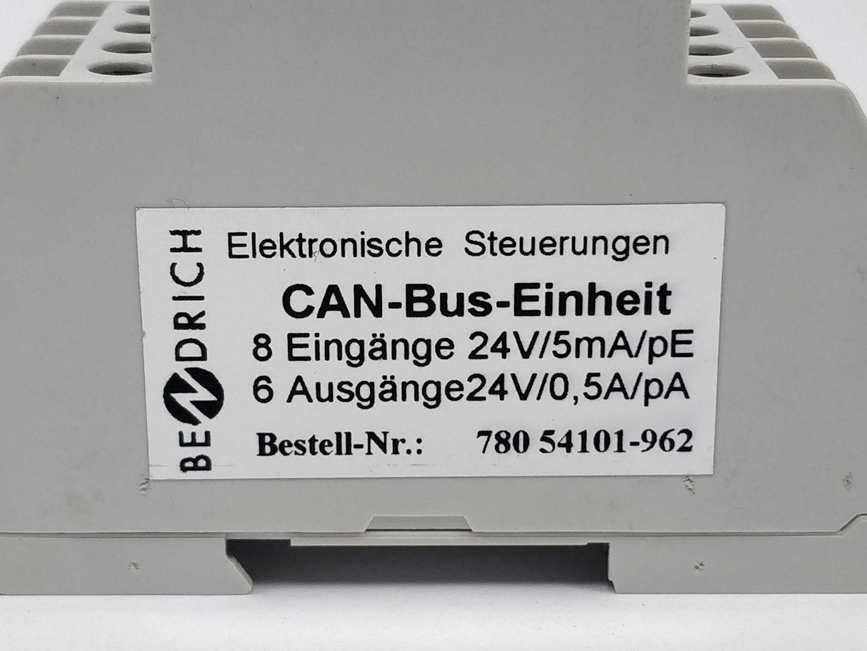 BENDRICH 780 78054101-962 78054101-962 CAN-BUS Einheit REV. 0.1