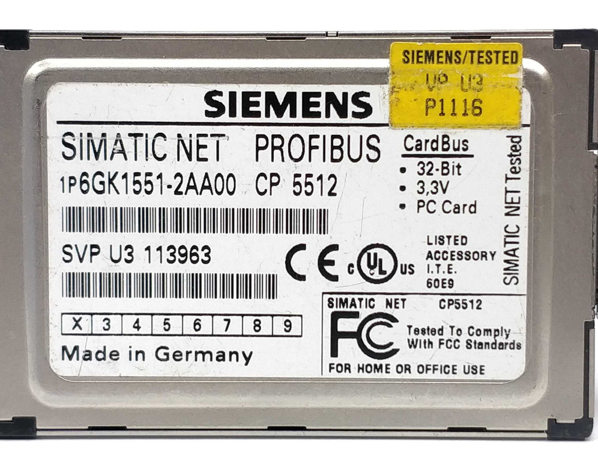 Siemens C79459-A1890-A10 HW Adapter E04 + 6GK1551-2AA00 E02