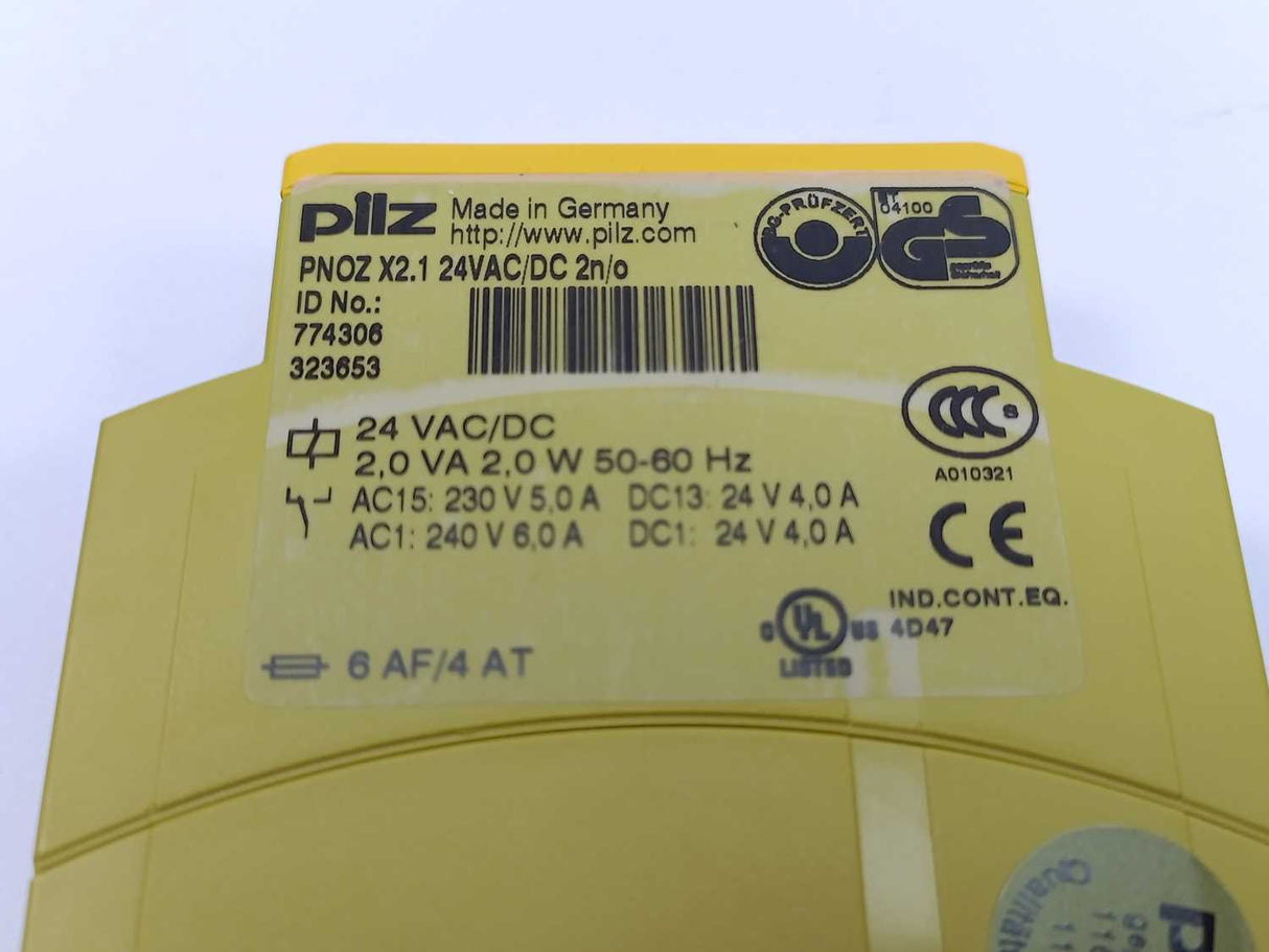 Pilz 774306 PNOZ X2.1 24VAC/DC 2n/o