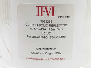 II-VI Infrared PM-CU-49.5-90-175-UC-MM2 CU PARABOLIC REFLECTOR, 5023263