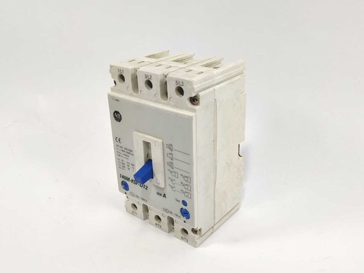 AB 140M-K5F-D12 SER. A Circuit Breaker 750... 1500 A 100... 125 A