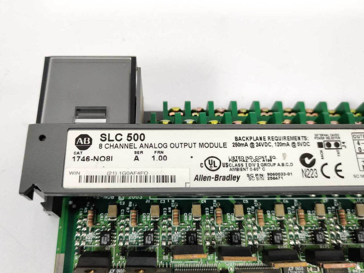 AB 1746-NO8I Ser. A FRN 1.00 SLC 500 8 CH. Output module