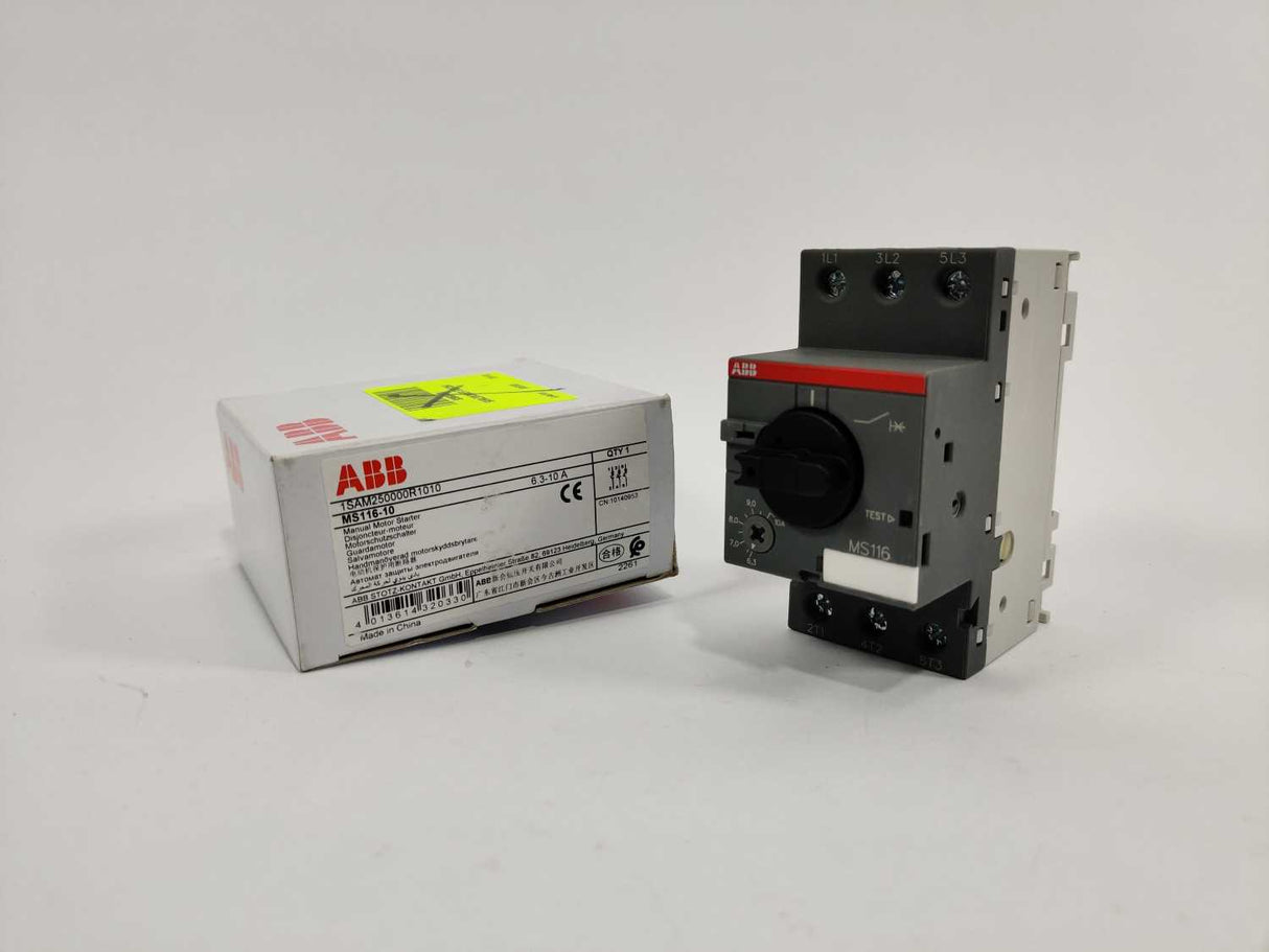 ABB 1SAM250000R1010 MS116-10 Manual Motor Starter