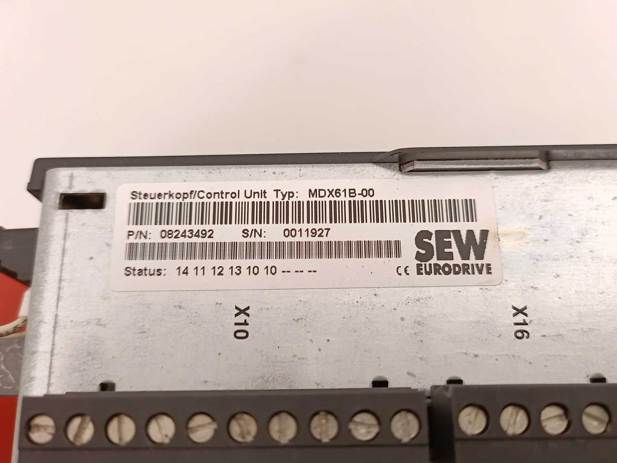 SEW-EURODRIVE  MDX61B0150-503-4-00 08279640 Movidrive w/ MDX61B-00 Control Unit