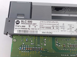 AB 1747-L532 SLC500 Processor Unit SER. D, PROC. REV 4