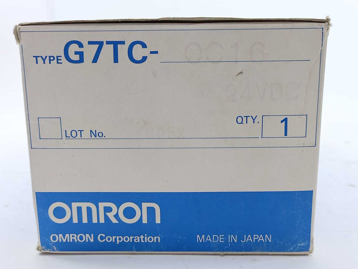 OMRON G7TC-OC16 24VDC Logic level signal each, (For relay type G7T-1112S)