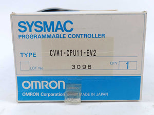 OMRON CVM1-CPU11-EV2 CPU UNIT SYSMAC PROGRAMMABLE CONTROLLER