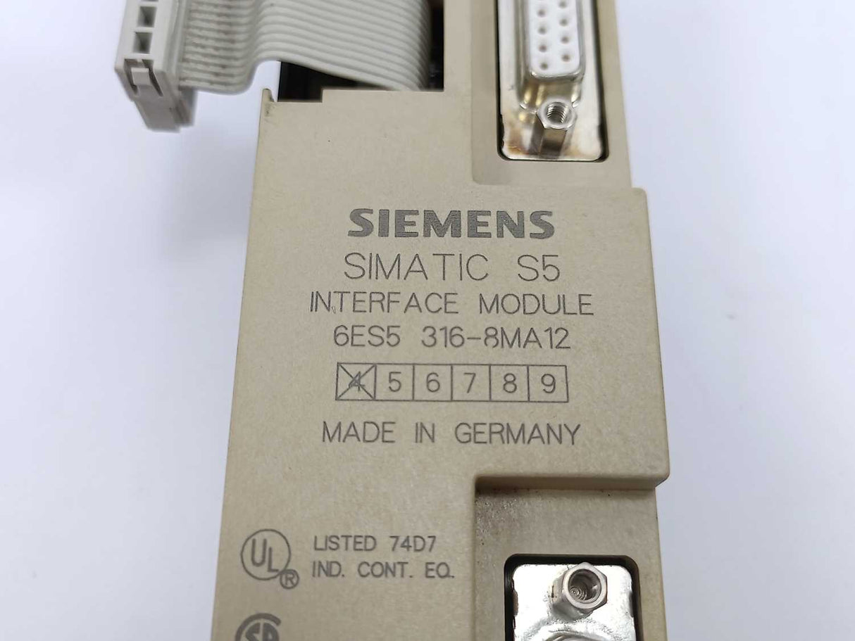 Siemens 6ES5316-8MA12 Simatic S5 Interface Module