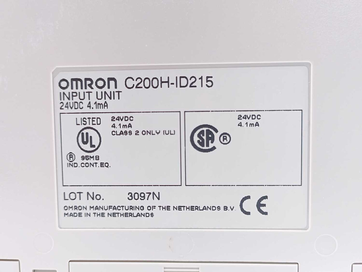 OMRON C200H-ID215 SYSMAC programmable controller