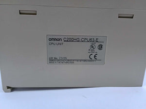 OMRON C200HG-CPU63-E CPU UNIT