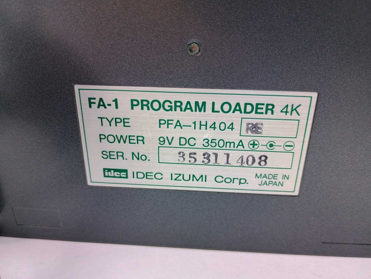 Idec PFA-1H404 FA-1 PROGRAM LOADER 4K