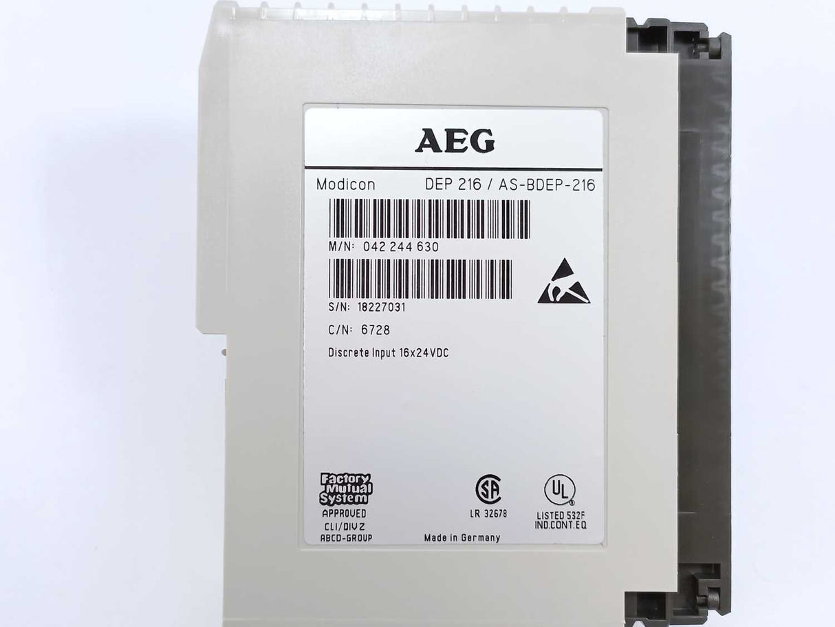 AEG AS-BDEP-216 Modicon DEP 216 Discrete Input 16x24VDC