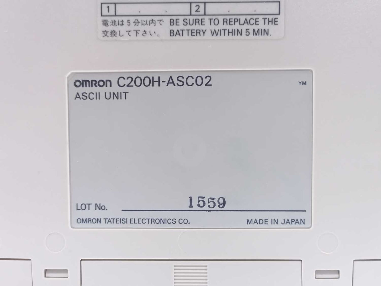 OMRON C200H-ASC02 Programmable Controller