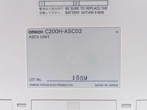 OMRON C200H-ASC02 Programmable Controller