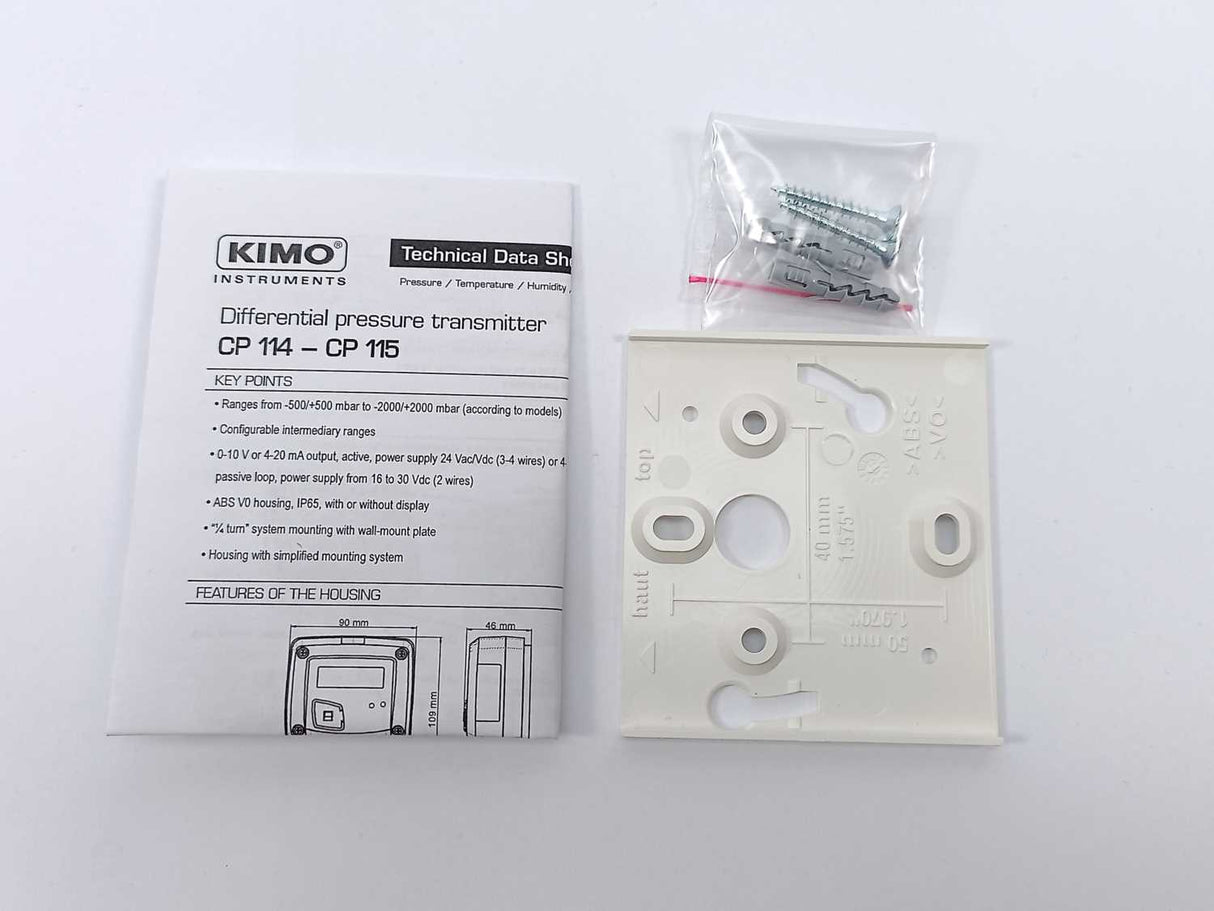 KIMO CP115-AO Differential pressure transmitter 23918