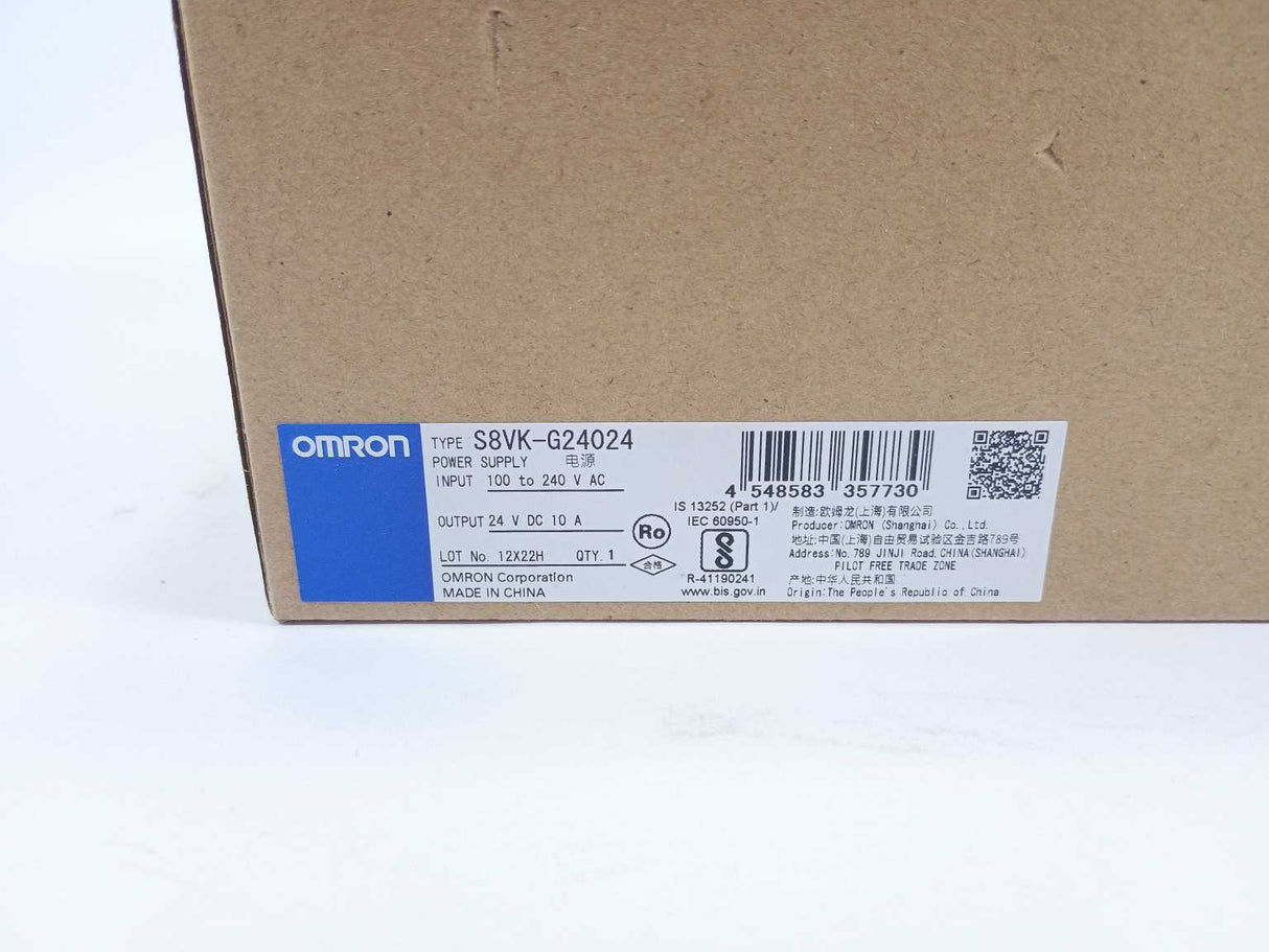 OMRON S8VK-G24024 Power Supply Out: 24V 13A