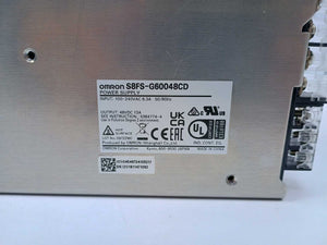 OMRON S8FS-G60048CD Power Supply 48V 13A, Like new