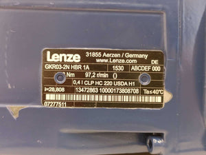 LENZE GKR03-2N HBR 1A Angle Gearbox