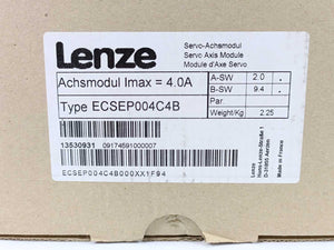 LENZE ECSEP004C4B Servo Axis Module 13530931